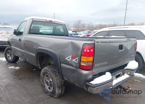 2006 GMC Sierra 2500Hd Work Truck from USA, damaged, VIN 1GTHK24U16E290007